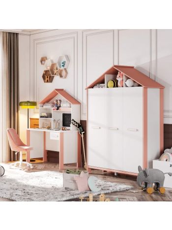 Ντουλάπα Cozy Pink 1226-56-66-00-(106086)