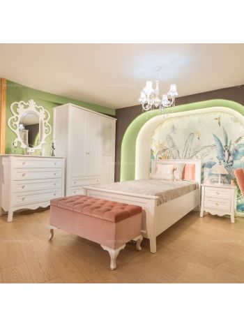 Κρεβάτι με αποθηκευτικό χώρο Ημίδιπλο Dream M-MDF-9099-01 (113144)