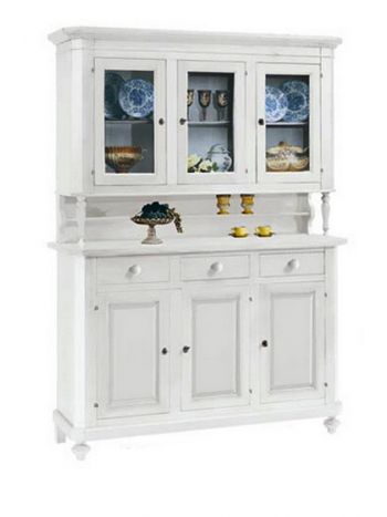 Μπουφές 3φυλλος με επικαθήμενη βιτρίνα Art. 1188