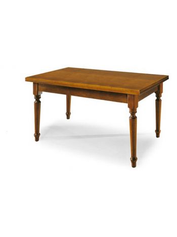 Τραπέζι	Art. 13 στρογγυλό πόδι Tanganica tornito 140x80 εκ. (220 ανοιχτό)