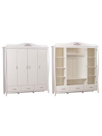 4Φυλλη Ντουλάπα Prestij 6028 (104570/105549)