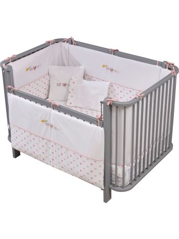 Επεκτεινόμενη Κούνια Bambino Γκρι  από 80Χ130 σε 80Χ180 (112168)