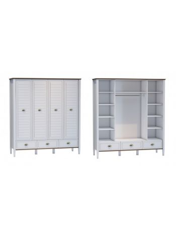 Ντουλάπα τετράφυλλη Joy 1246-01-(103731)