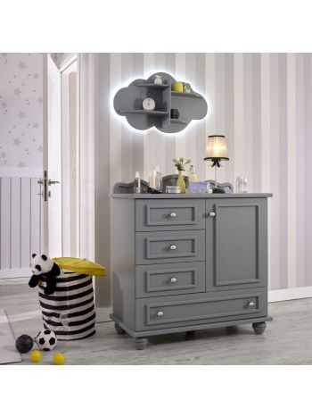 Συρταριέρα King Γκρι 9042-68