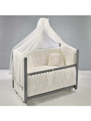 Βρεφική κούνια MIA γκρι  01.152.01.05.(107988) 60Χ1.20